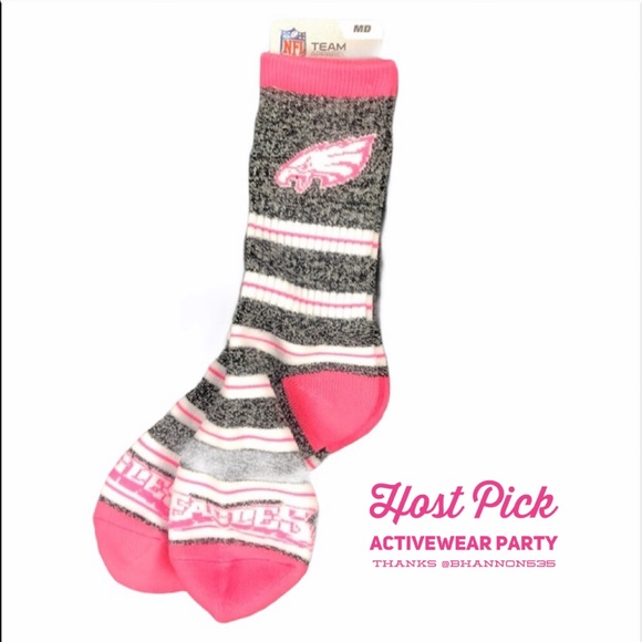 NFL Accessories - 🎉 HP 🎉🆕 Philadelphia Eagles  Neon Pink Socks